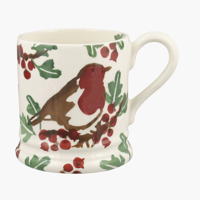 Emma Bridgewater Christmas Joy Robin Half Pint Mug