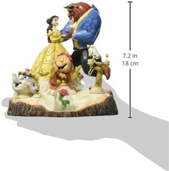 Jim Shore Disney Traditions Beauty and the Beast (NO BOX) Carved by Heart