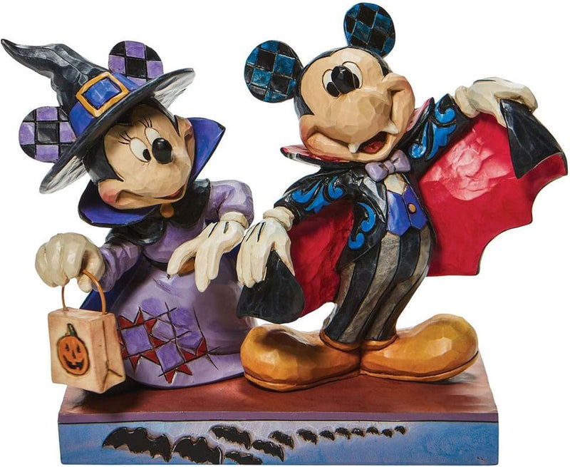 Jim Shore Disney Traditions Mickey and Minnie Vampire Figurine