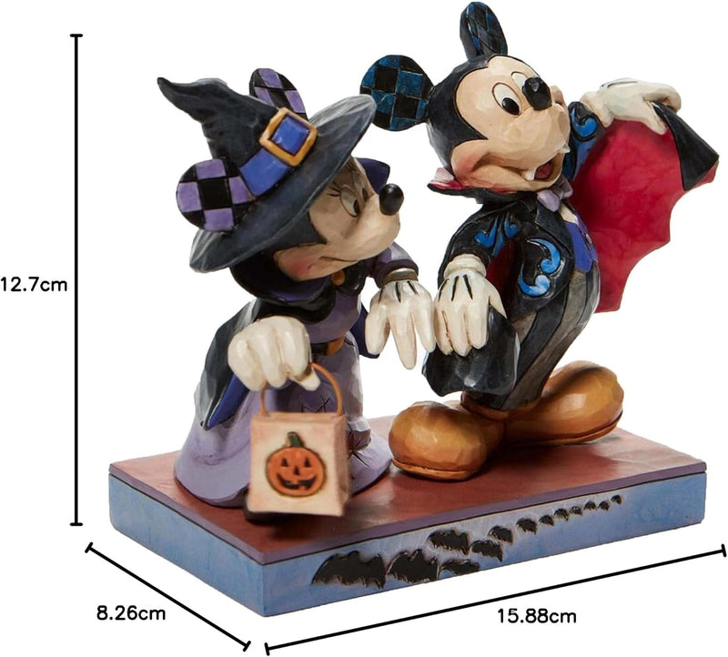 Jim Shore Disney Traditions Mickey and Minnie Vampire Figurine