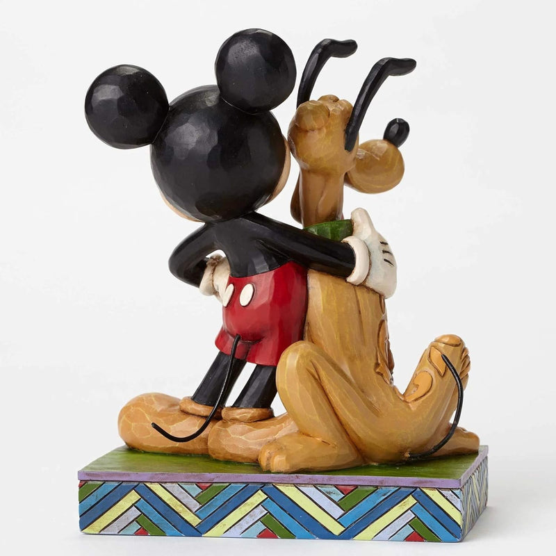 Jim Shore Disney Traditions Mickey Mouse and Pluto Best Pals