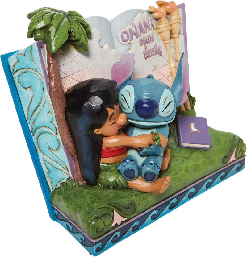 Jim Shore Disney Traditions Stitch Story Book Figurine