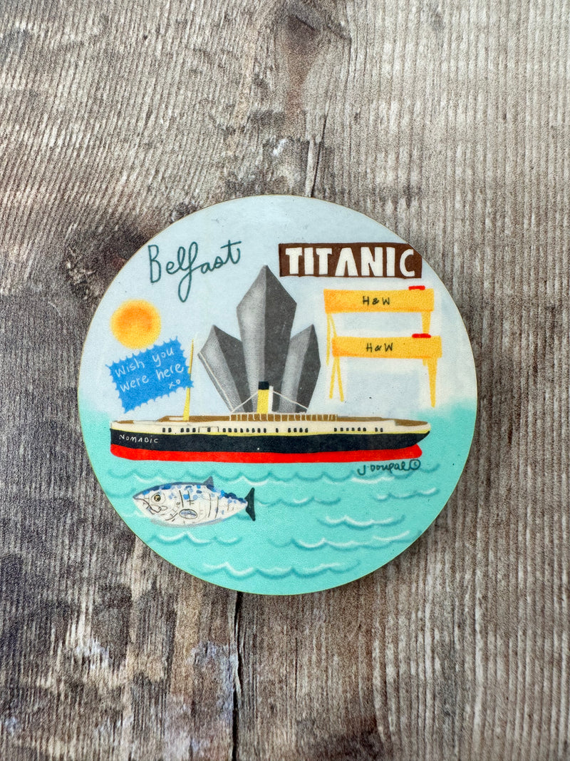 Titanic Shipyard Belfast Ceramic Coaster