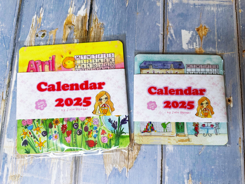 2025 Desk Block Calendar ALL SIZES AND BASES