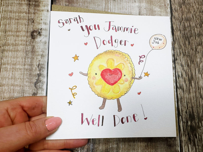 Well Done you Jammie Dodger - Personalised