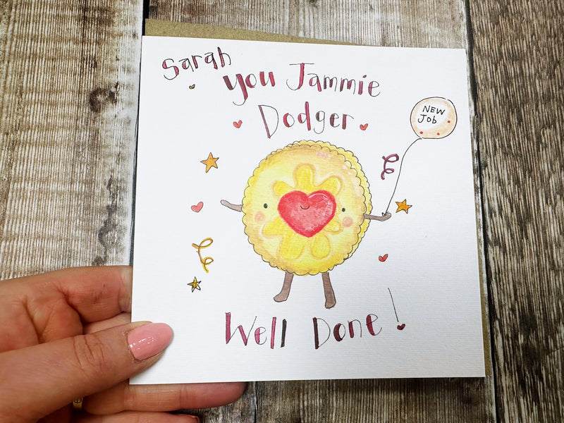 Well Done you Jammie Dodger - Personalised