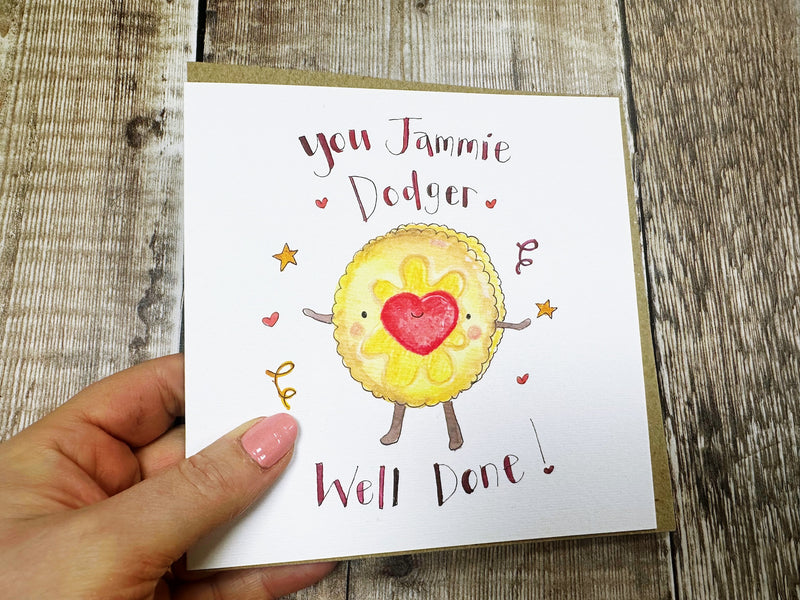 Well Done you Jammie Dodger - Personalised