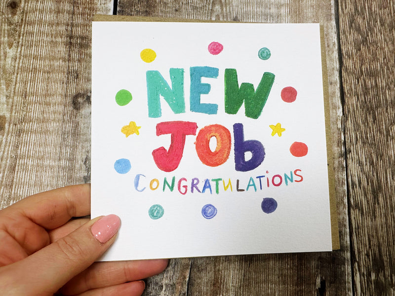 "New Job Congratulations" Card -