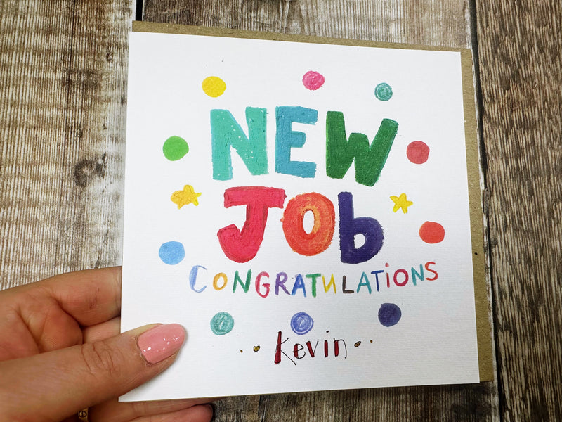"New Job Congratulations" Card -