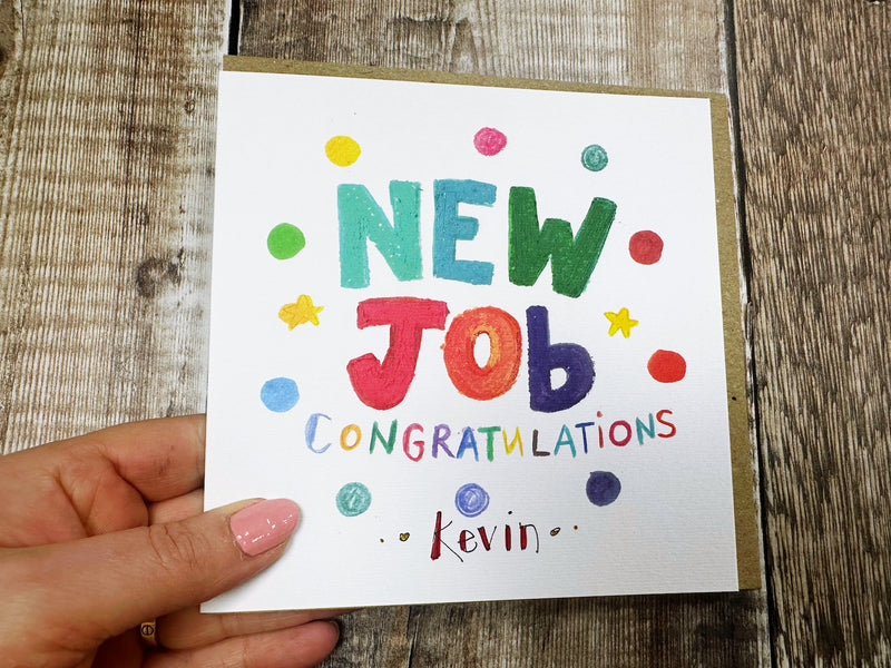 "New Job Congratulations" Card -