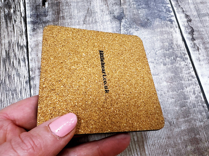 Into the Forest I go Square Melamine and Cork backed Coaster
