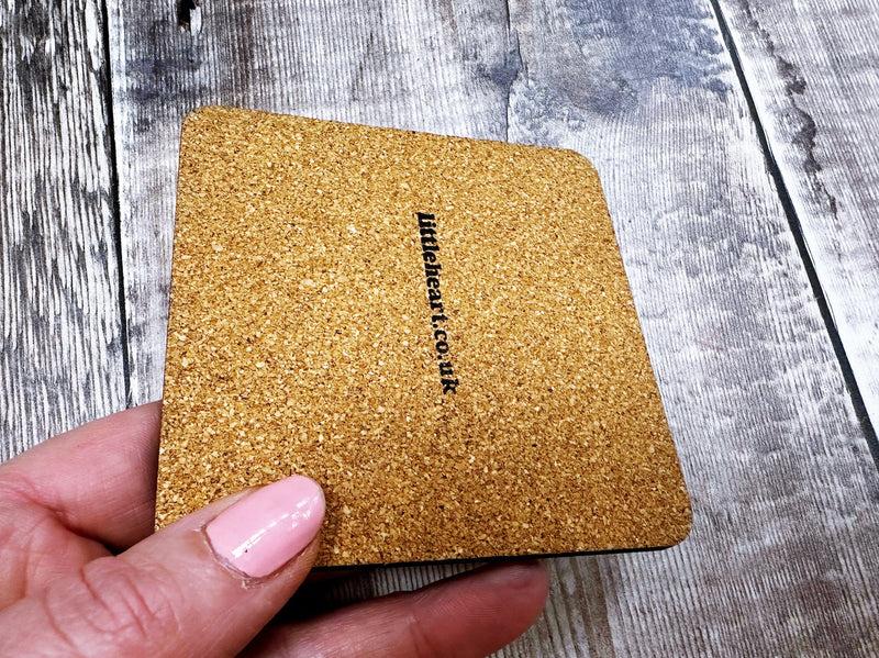 Into the Forest I go Square Melamine and Cork backed Coaster