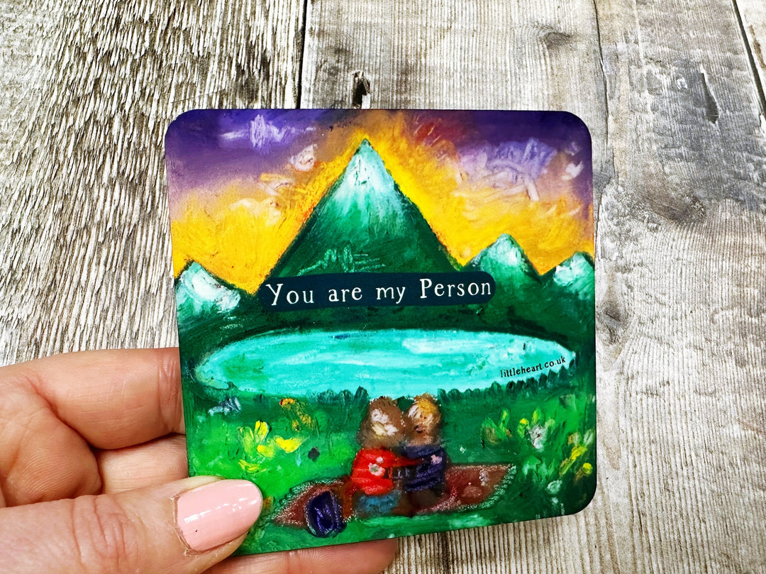 You are my Person Square Melamine Coaster