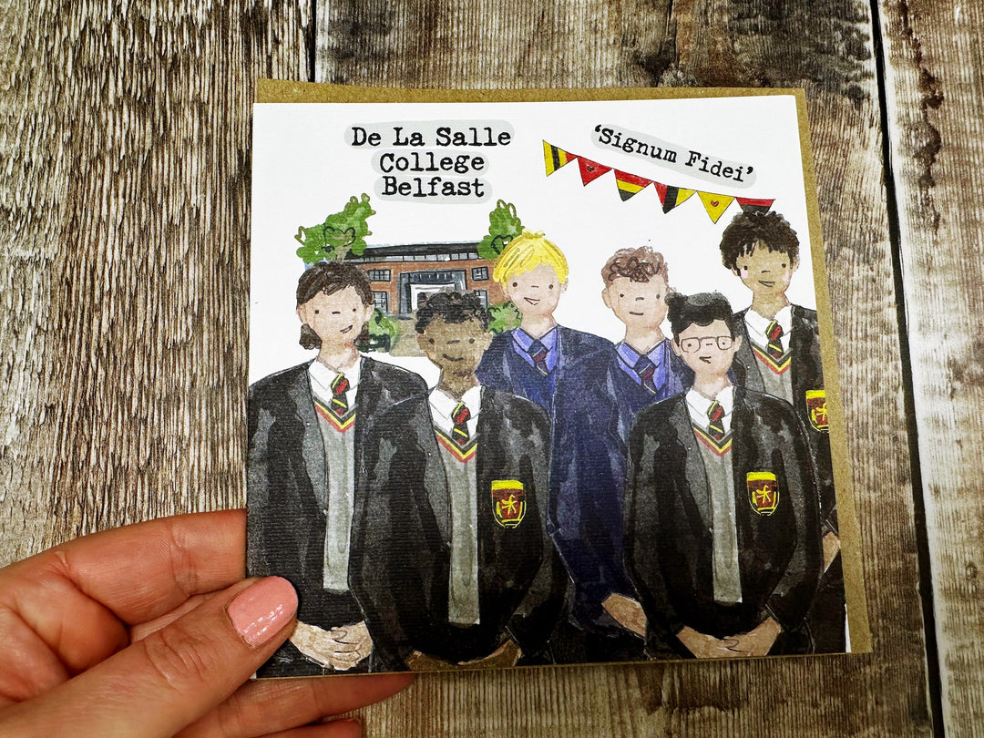 Secondary School Square Greeting Card