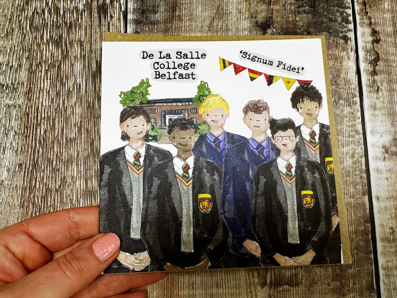 Secondary School Square Greeting Card