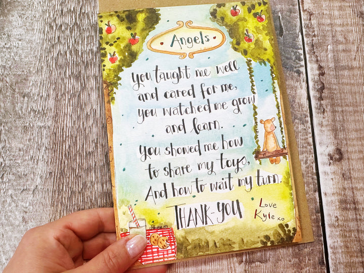 A5 Nursery School Saying Goodbye card