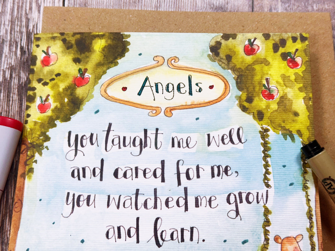A5 Nursery School Saying Goodbye card