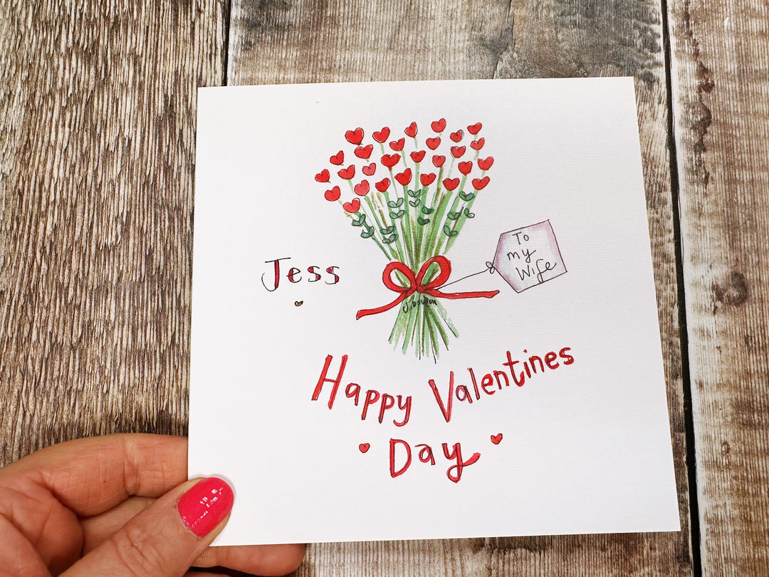 Be my Valentine, to my wife- personalised