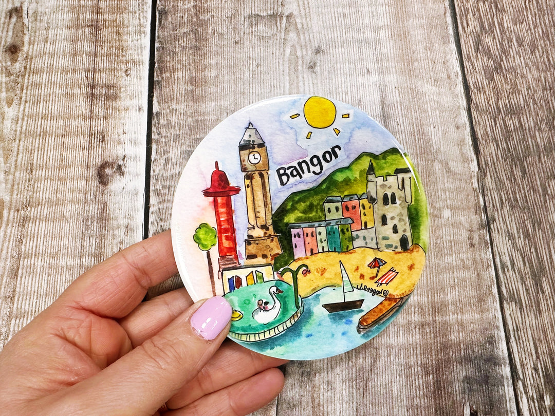 Bangor Northern Ireland Ceramic Coaster New