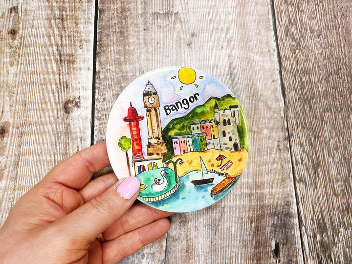 Bangor Northern Ireland Ceramic Coaster New