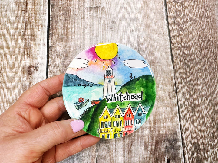 Whitehead Northern Ireland Ceramic Coaster New