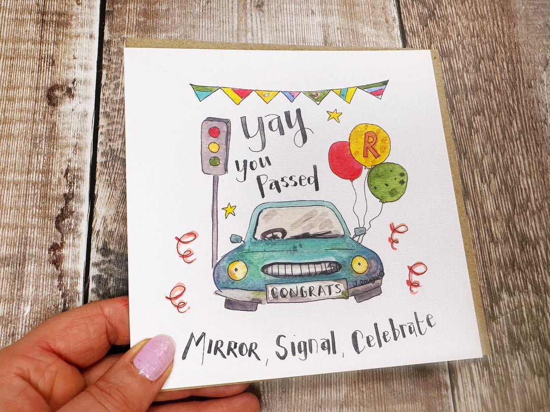 Well Done for passing your driving test - Personalised