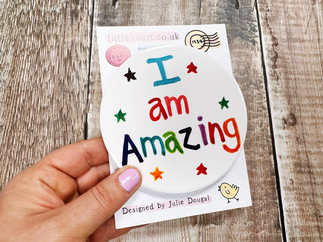 I am amazing cute ceramic coaster