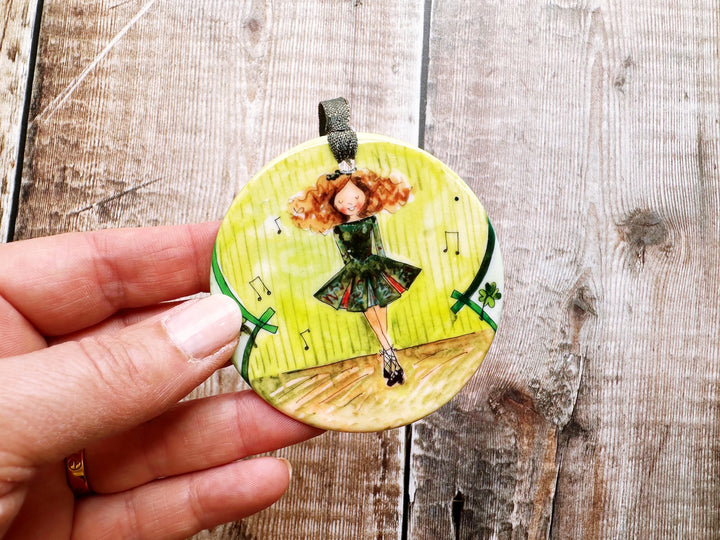 Irish Dancer ceramic