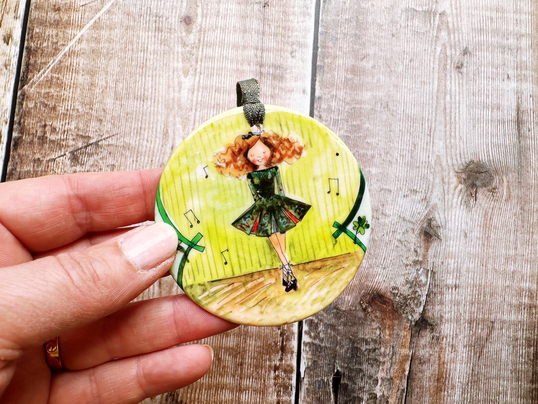 Irish Dancer ceramic