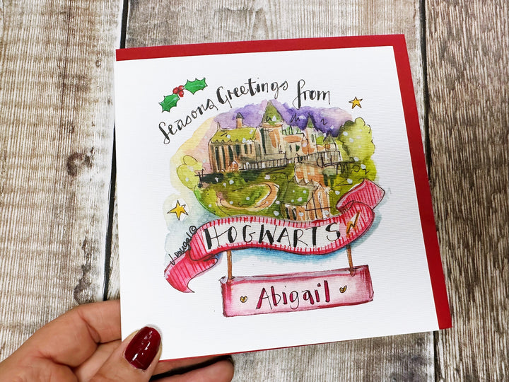 "Greetings from" Christmas Card - Personalised