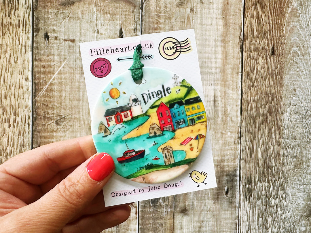 Dingle Ireland Ceramic Hanging Decoration