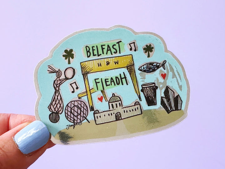 Metalic Fleadh Belfast Vinyl Sticker