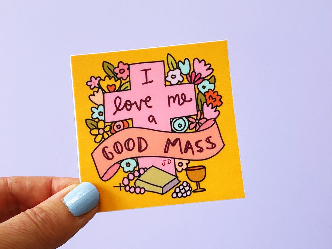 I love me a Good Mass Vinyl Matt Sticker