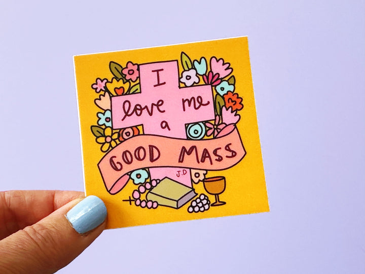 I love me a Good Mass Vinyl Matt Sticker