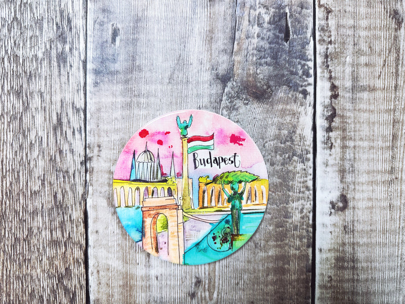 Budapest Ceramic Coaster