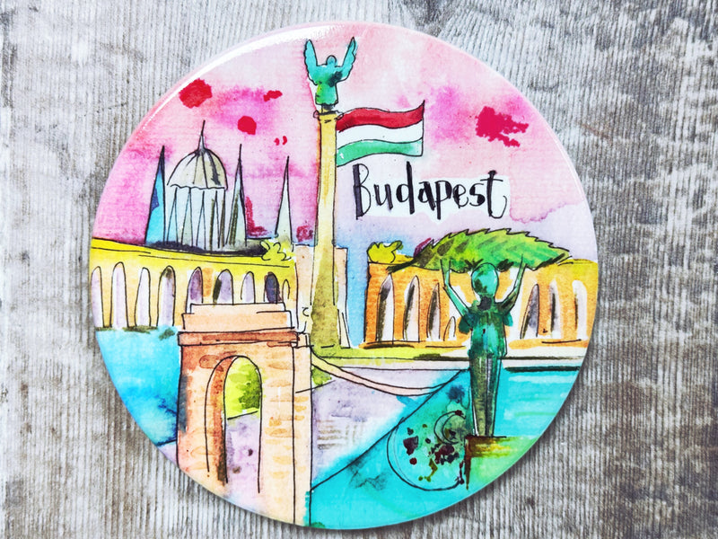 Budapest Ceramic Coaster