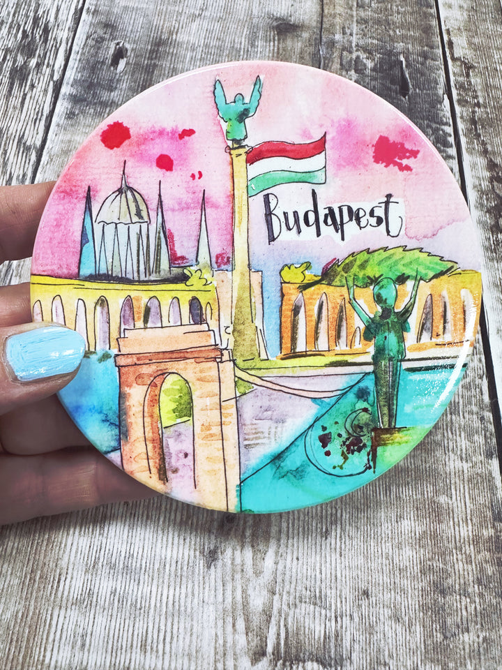 Budapest Ceramic Coaster
