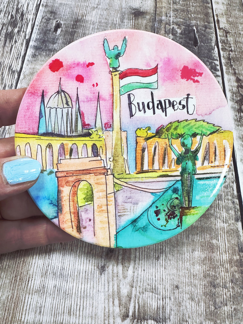 Budapest Ceramic Coaster