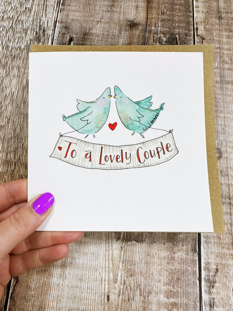 Love Doves Card - Personalised