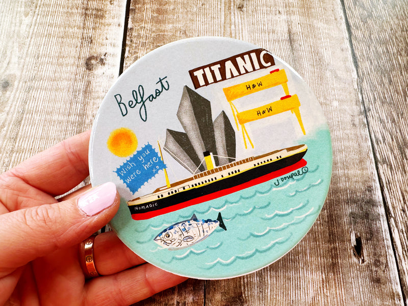 Titanic Belfast Ceramic Coaster