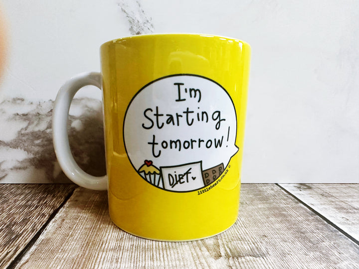 I’m starting tomorrow Speech Bubbles