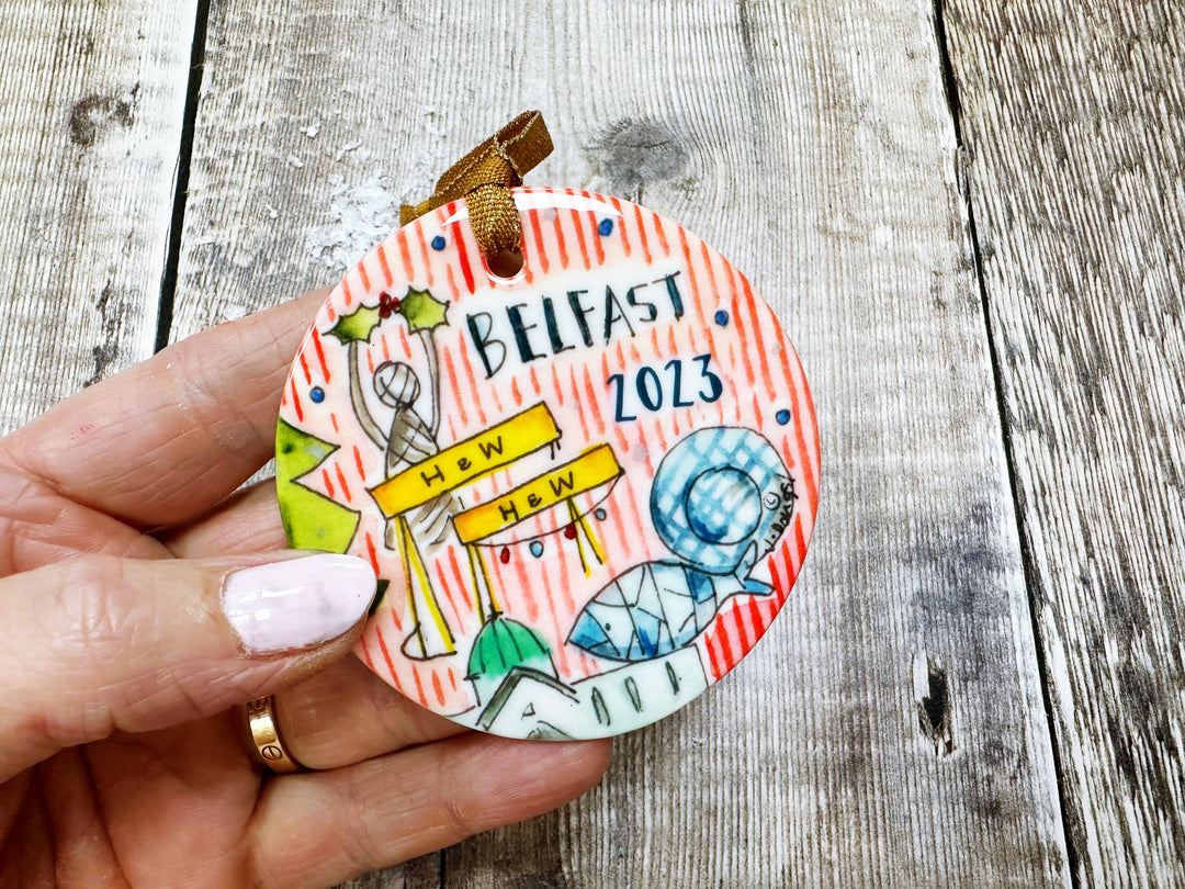 Belfast Christmas Ceramic Decoration