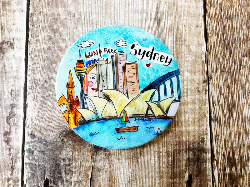 Sidney Australia Ceramic Coaster