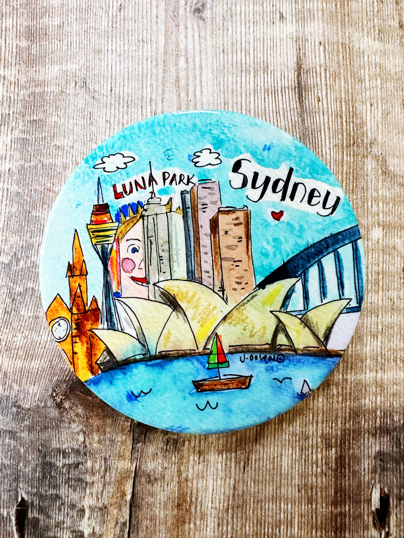 Sydney Australia Ceramic Coaster