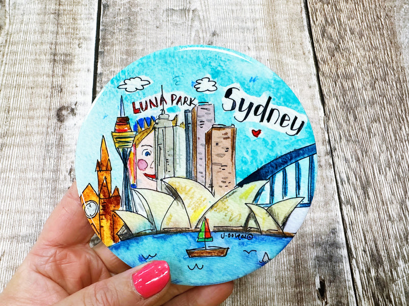 Sydney Australia Ceramic Coaster