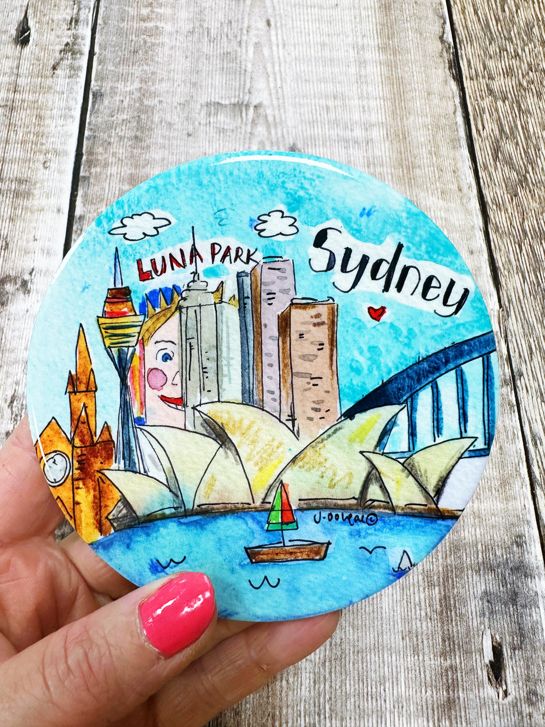Sydney Australia Ceramic Coaster