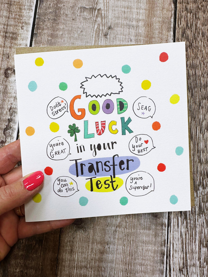Good Luck SEAG Transfer Card - Personalised