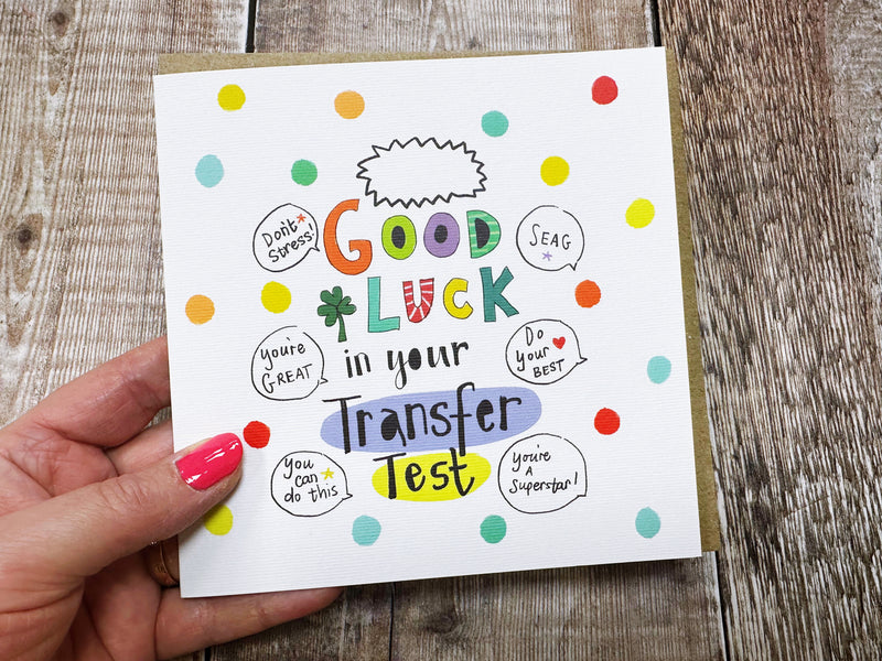 Good Luck SEAG Transfer Card - Personalised