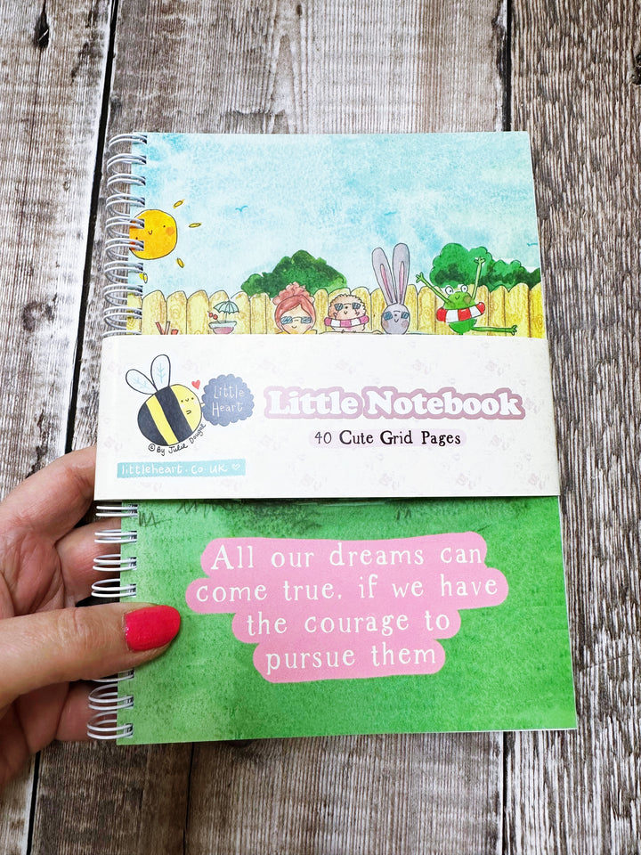 A5 Ring bound All our Dreams can come true Notebook or Planner