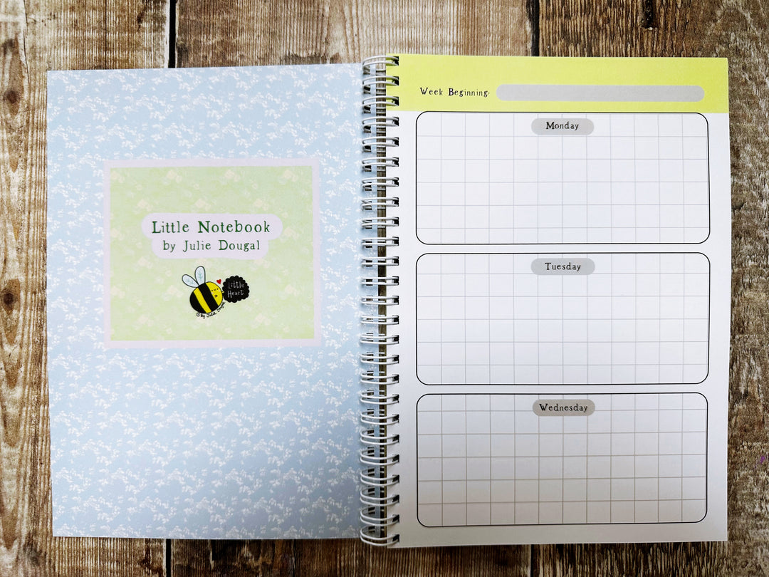 A5 Ring bound Today is going to be a good day Notebook or Planner